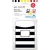 Barker Creek Wide Stripes Peel & Stick Library Pockets, Multi-Design, 30/Pack 1246